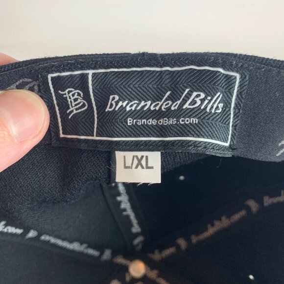 Branded Bills State of Arizona Black Essential 400 Stretch Fitted Hat Mens L/XL - Picture 5 of 6